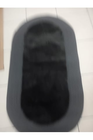 Rabbit Soft Hasır Dekoratif Halı / Oval / Modern / Şık /lüx /dekoratif Antrasit