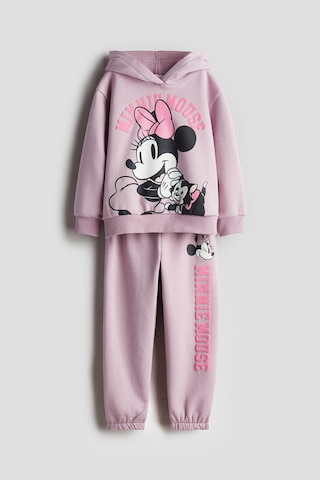 Minnie Kız Çocuk Eşofman Takımı Lila