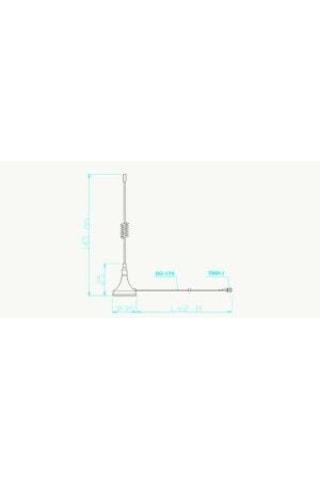 Antenna Home Ah1g.406 433mhz Mıknatıslı Sma Anten