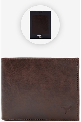 Ac&co / Altınyıldız Classics Erkek Kahverengi Hediye Kutulu Kart Bölmeli Cüzdan Kahverengi
