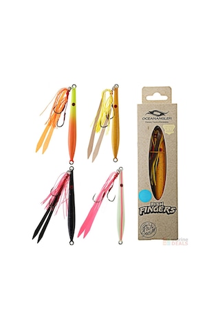 Ocean Angler Fish Fingers Jig 60Gr. Pink Lumo Glow