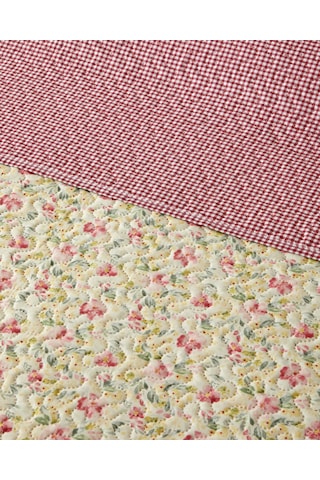 English Home Scarlet Bloom Çift Kişilik Yatak Örtüsü Takımı 200x220 Cm Kırmızı Kırmızı