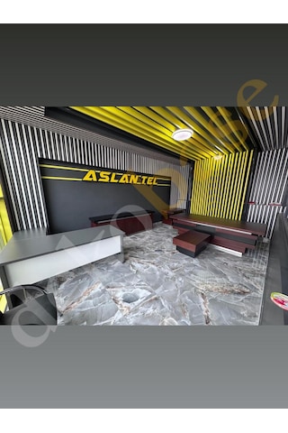 Antrasit-beyaz 100x270 Cm Yeni Nesil Akustik Ahşap Duvar Paneli