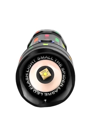 Sh Powermaster Pm-25120 Çok Fonksiyonlu Teleskopik Zoom - 5 Modlu Şarjlı El Feneri Najmaddin