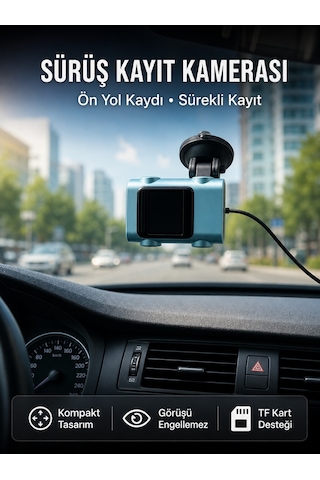 Araç Ön Cam Kamerası Sürüş Güvenliği İçin Video Kayıt Yeni Nesil 79335321