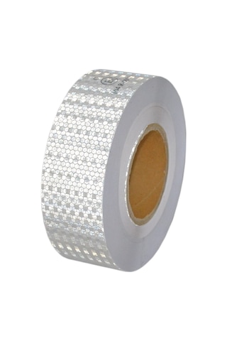 Nyf Fosfor Bant Petekli Reflektiv 5,5 Cm X 50 Mt Beyaz E Belgeli Bx14 067