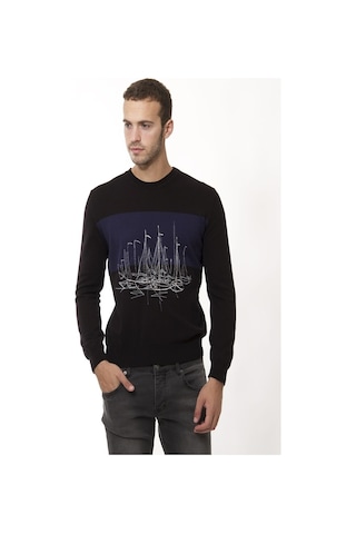 Yeni Zegna Erkek Siyah Triko (469833070) Beyaz