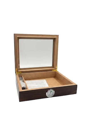 Premiumquality Manaus Kahverengi Sedir Humidor Puro Kutusu - Trm5006