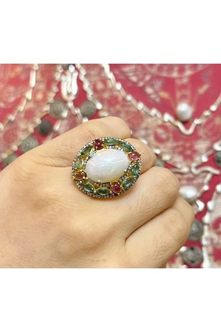 Allahverdi Türkmen Opal Elmas Yüzük 037