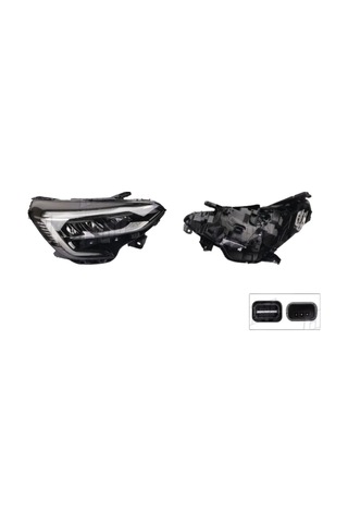 Renault Clio V 2021 Icon Paket Beyaz Çerçeve Sol Far