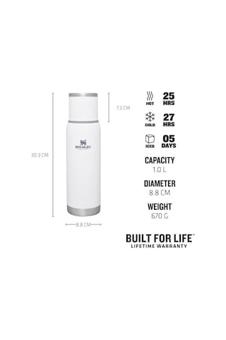Stanley The Adventure To-Go Bottle 1.0L / 1.1 QT Polar Beyaz