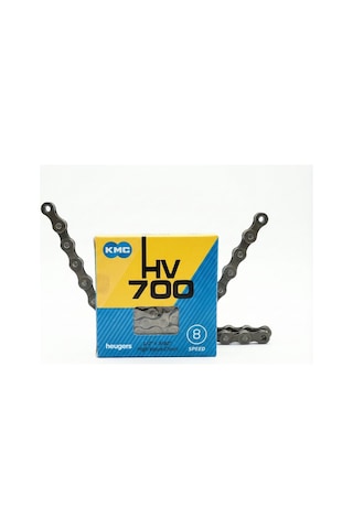 Bike Sky Kmc Hv700 Bisiklet Zinciri 116 Bakla - Rks, Skyjet Volta Vb. 7/8 Vites Uyumlu Gri