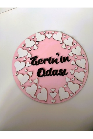 Kapı Süsü Pembe-Beyaz 3 Pembe - Beyaz