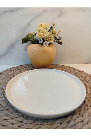 Md Ephesus White Pasta Tabağı 20 Cm Beyaz
