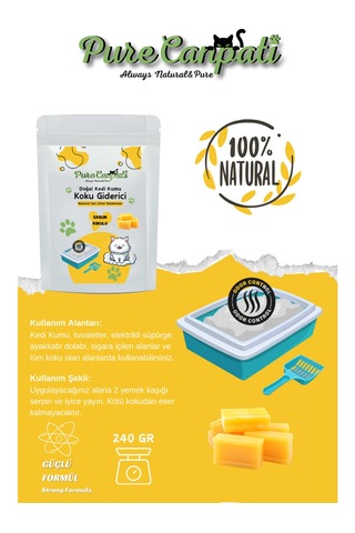 Purecanpati Kedi Kumu Koku Giderici Marsilya Sabun Kokulu