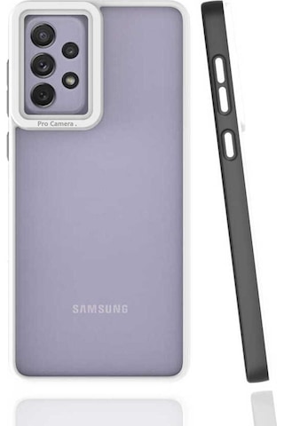 Samsung Uyumlu Galaxy A73 Kılıf Zore Mima Kapak Siyah