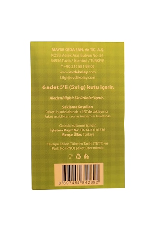 Evde Probiyotik Yoğurt Mayası 6 x 1 G