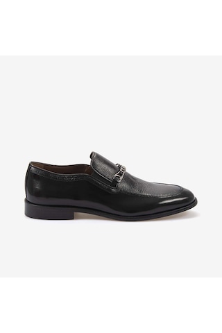 Mocassini Erkek Klasik Ayakkabı 9338 Siyah Buffalo