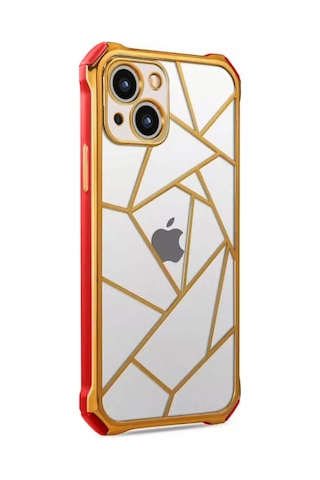 Apple Uyumlu iPhone 13 Kilif Lazer Prizma Kamera Korumali Kapak 553329671