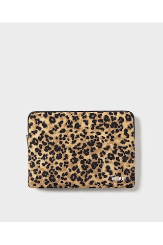Wouf Feline 13" & 14" Kadın Laptop Kılıfı Ss260014 33x25x4 Cm Leopar