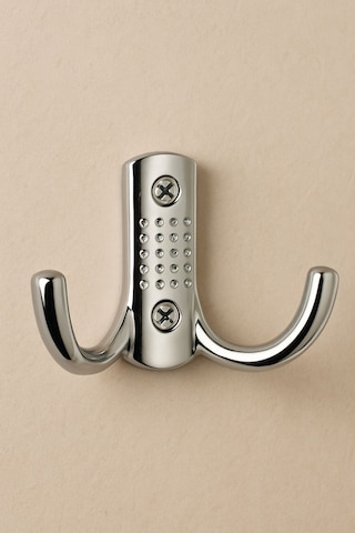 Noktalı Portmanto Vestiyer Duvar Dolap Elbise Askısı Krom Metal Kapı Askılığı Askılık 10 Adet Krom