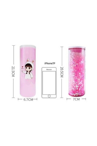 Çocuklar İçin Şifreli Kalem Kutusu, Çok Fonksiyonlu Quicksand Desenli Kırtasiye Organizer, Elektronik Kod Kilidi İle Güvenli Okul Malzemeleri Saklama Kutusu Pembe