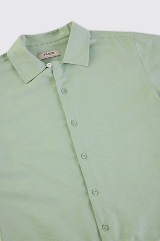 Panço Erkek Çocuk Yeşil Oxford Gömlek 2421BK06004