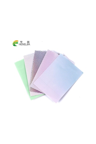 Hengjia Balıkçılık Araçları 5 Adet 7.3 Cm X 10 Cm Holografik Yapışkan Film Flaş Bant Cazibesi Yapma Fly Bağlama 2