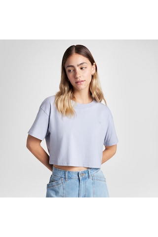 Converse Sporty Boxy Kadın Mor T-shirt
