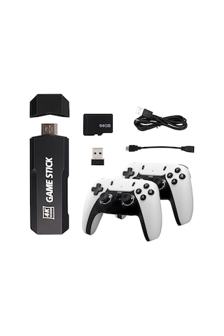 Global Arcade M8Pro WNE1027 2024 4khd Emuelec Retro Game Stick 90 Lı Yıllar i Makinası Oyunları 20600 Oyunlu Konsol
