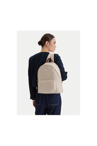 Tommy Hilfiger Kadın Bej Sırt Çantası Aw0aw17939-aeo Krem