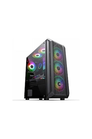 Powerboost PBH016BB ARGB USB 3.0 Mesh E-ATX Mid Tower Oyuncu Kasası
