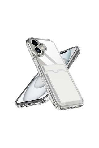 Apple İphone 17 Kart Şeffaf Silikon