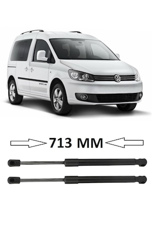 Volkswagen Vw Caddy 2004-2015 Uyumlu Sağ + Sol Takım Bagaj Amortisörü 2 Adet 713mm 2k0827550 Bagaj Amortisörü