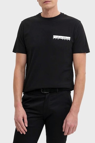 Calvin Klein Erkek T Shirt K10k113800 Beh Siyah SIYAH Siyah