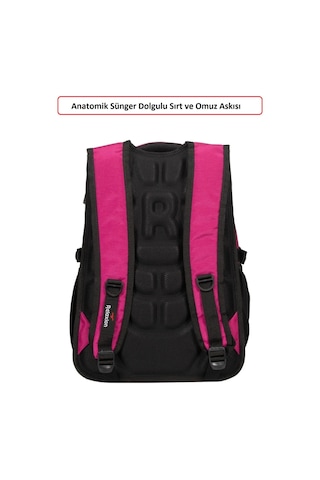 Relaxion 2227 Yarasa Sırt Çantası - Pembe