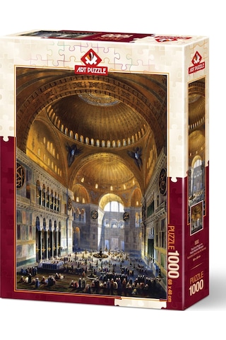 Art Puzzle Ayasofya Camii'nde İlk Namaz 1000 Parça Puzzle
