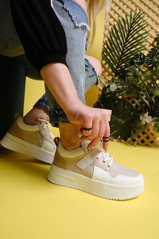 Fallon Bantlı Bağcıklı Kalın Taban Air Kadın Sneaker 001