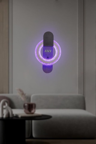 Eray Aydınlatma T8239 Siyah Rgb Led Avize Siyah