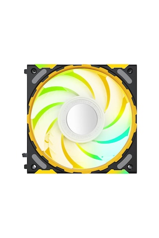 Jeehugo 12cm Rgb Bilgisayar Kasası Fanı - Hdb Yataklı, Düşük Gürültü, Pwm Hız Kontrolü, 1850rpm Soğutma Performansı, Siyah Siyah