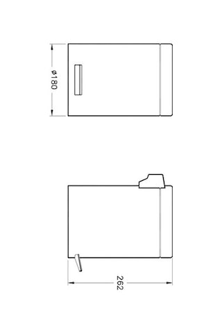Vitra Arkitekta Çöp Kovası 3 Litre Krom A44054