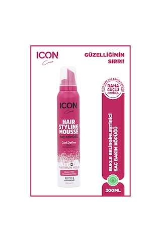 Icon Care Saç Şek. Köpük Curl Defıne Bukle Belirginleştirici