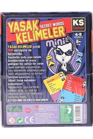 25115 Mini Yasak Kelimeler Oyunu -ks Games