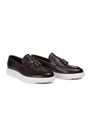 Deery Hakiki Deri Gri Comfort Erkek Loafer Ayakkabı Gri (539893365) Gri