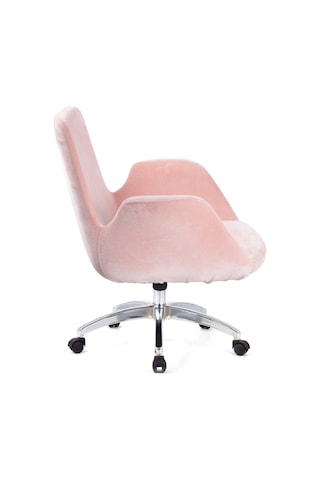 Mollis Y Kumaş Çalışma Koltuğu Pembe