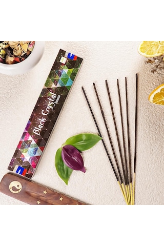 Satya Siyah Kristal Aromalı Masala Çubuk Tütsü