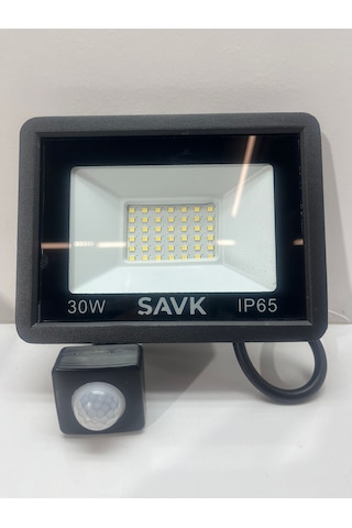 Sensörlü Led Projektör 30 Watt 6500k Beyaz Işık Şavk Seçenekler
