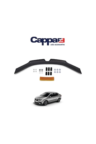 Cappafe Renault Symbol Ön Kaput Koruyucu Rüzgarlığı 4Mm Akrilik