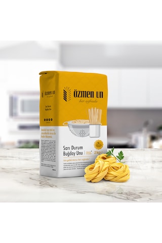 Özmen Un Sarı Durum Buğday Unu 2 Kg