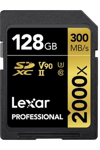 Lexar SDXC 128 GB UHS-II 2000X V90 U3 C10 4K Hafıza Kartı